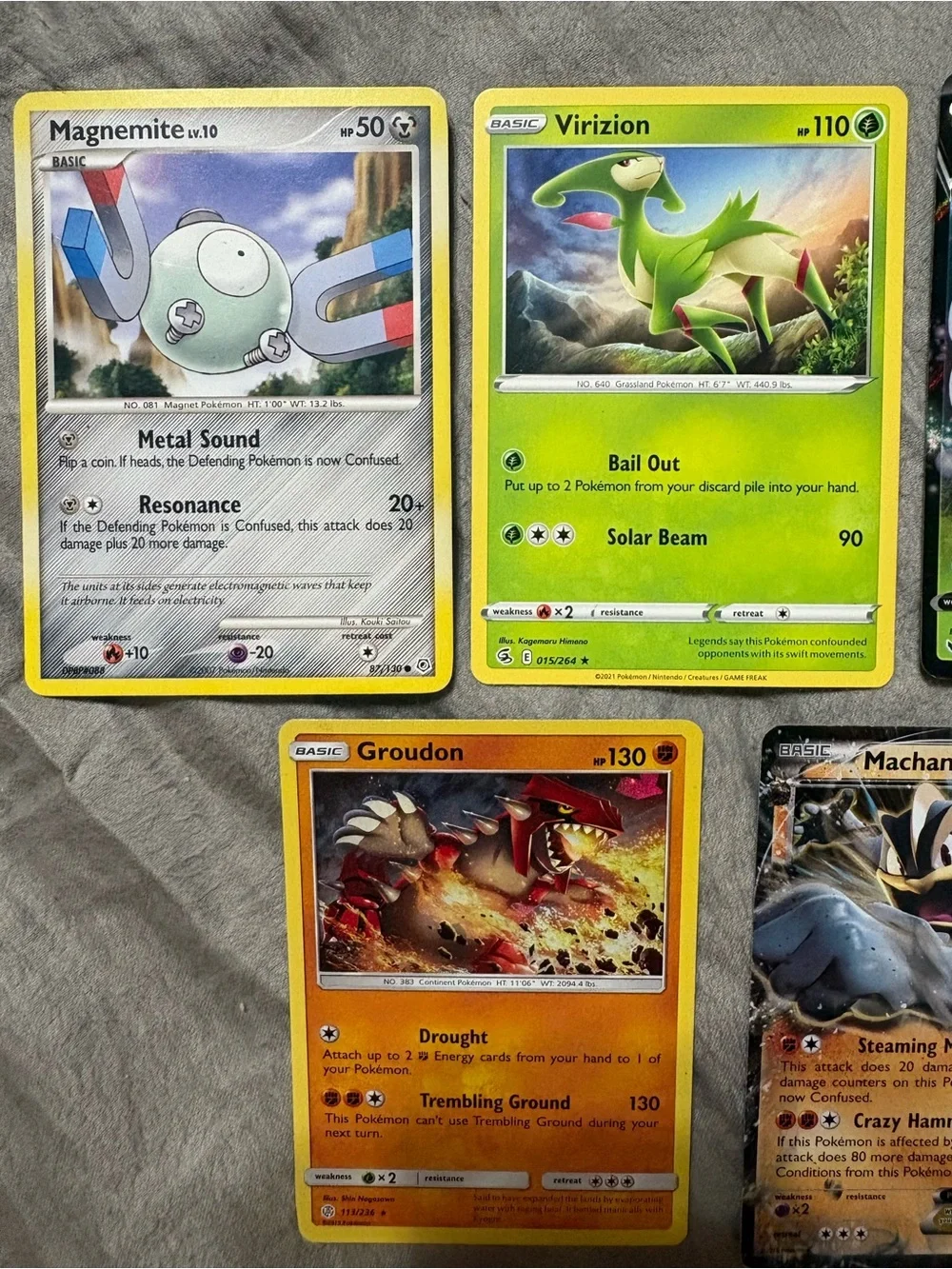 Pokémon TCG Assorted Holographic Card Lot Raichu & Alolan Raichu GX 54/236